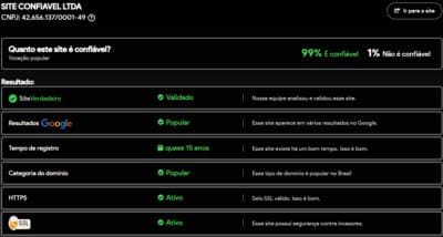Site verificado e verdadeiro:jogoooocom
